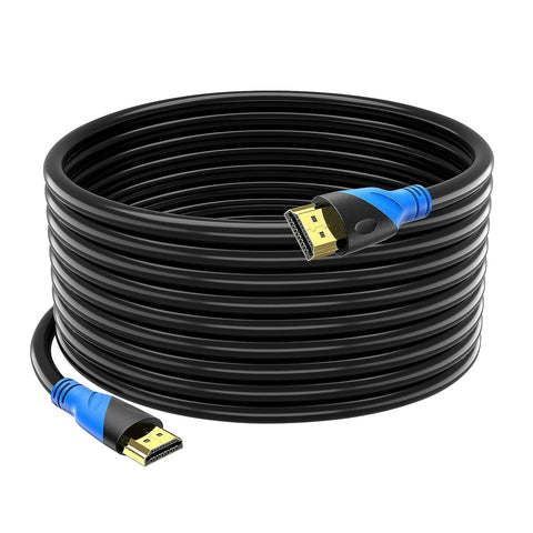 Rommisie 4K HDMI Cable 40 FT (HDMI 2.0,18Gbps) Ultra High Speed Gold Plated Connectors,Ethernet Audio Return,Video 4K,FullHD1080p 3D Compatible with Xbox Playstation Arc PS3 PS4 PS9 PC HDTV