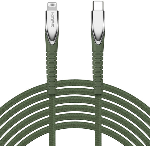 KINPS USB C to Lightning Cable… (3.3ft/1m, Midnight Green)