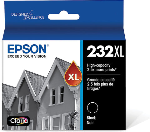 Epson T232 Black Ink Cartridge, High Capacity