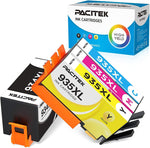 PACITEK 934XL 935XL Compatible Ink Cartridge Replacement for HP 934 935 Ink Work with Officejet 6812 6815 6820 6825 Officejet Pro 6230 6830 6835 Printer (4 Pack)