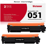 051 Black Toner Cartridge 2-Pack Compatible Replacement for Canon 051 051H CRG051 for Canon imageCLASS MF269dw MF267dw MF264dw MF266dn MF263dn LBP162dw LBP161dn LBP1692dwkg Printer