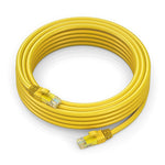 Maximm Cat6 Ethernet Cable 50ft, Cat6 Cable, LAN Cable, Internet Cable and Network Cable - UTP (Yellow)