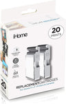 iHome 2-Pack of 3x3 Inch Ink+Square Paper Cartridge (20 Prints Total) (IHC33-20)