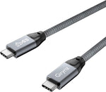 Giryriz USB-C 3.2 Gen 2x2 Cable 3.3ft [100W, 20Gbps], USB C to USB C Cable with PD Fast Charge and 4K Video Output, Type-C Fast Charging Cord for MacBook Pro, iPad Pro, iPad Air 4 and More - Grey