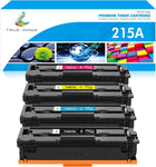 TRUE IMAGE Compatible Toner Cartridge Replacement for HP 215A W2310A for HP Color Pro M182nw M183fw M155 W2311A W2312A W2313A Printer Toner (Black Cyan Yellow Magenta, 4-Pack)