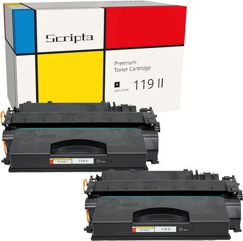 Compatible Toner Cartridge Replacement for Canon 119 II 3480B001AA (Black, 2-Pack)