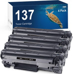 LemeroUexpect Compatible Toner Cartridge Replacement for Canon 137 CRG137 9435B001AA for MF229dw MF226dn MF216n MF224dw MF222dw MF217w MF211 MF212w MF227dw Laser Printer (Black, 4-Pack)