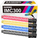 SAIDING Compatible Toner Cartridge Replacement for Ricoh IM C300 842378 842379 842380 842381 for IM C300 IM C300F Printer (4 Pack)