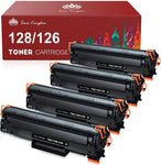 Toner Kingdom Compatible Toner Cartridge Replacement for Canon 128 CRG128 ImageCLASS D530 MF4770N MF4890DW D550 MF4880DW LBP6230DW MF4450 D560 MF4570DN Faxphone L100 L190 Laser Printer(Black,4-Pack)