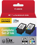 Canon PG-275 XL/CL-276 XL Value Pack, Compatible to PIXMA TS3520, TS3522 and TR4720 Printers