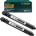 TN514K TN512K TN324K Black Toner Cartridge Replacement for Konica Minolta A9E8130 A33K132 A8DA130 Toner Cartridge for use in Konica bizhub C458 C558 C658 C454 C454e C554 C554e C258 C308 C368, 2-Pack