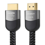 Zeskit Maya 2.1 8K HDMI Cable 1.5ft 50cm, 4K120Hz 48Gbps eARC Soundbar Ethernet Gaming 144Hz Certified Ultra High Speed HDR VRR HDCP 2.2 2.3 Compatible w/Dolby Vision Atmos Apple TV Xbox Series X PS5