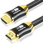 Vixelle 3m 4K HDMI Cable – 18Gbps Ultra High Speed HDMI Cables (HDMI to HDMI Cable) – 4K@60Hz HDR HDMI Cord with Braided Cover – 3m Long HDMI Cable Compatible with TV/Laptop/Monitor/PS5/Xbox/Switch