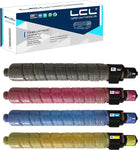 LCL Compatible Toner Cartridge Replacement for Ricoh 888636 888637 888638 888639 MP C2000 MP C2500 MP C300 DSC525 DSC530 LD425C LD430C C2525 C3030 Aficio MP C2000 MP C2500 (4-Pack KCMY)