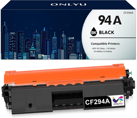 ONLYU Compatible Toner-Cartridge Replacement for HP 94A CF294A 94X CF294X for HP Laserjet Pro M118dw MFP M148dw M148fdw M149fdw Laserjet M118 M148 M149 Toner Ink (Black, 1-Pack)