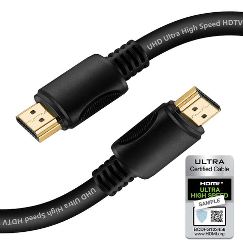 PEPPER JOBS 8K HDMI 2.1 Cable 48gbps Certified Ultra High Speed HDMI Cable 10ft/3M 4K120 8K60 144Hz eARC HDR HDCP 2.2 2.3 Compatible with Dolby Vision TV 4K Roku Sony LG Samsung Xbox Series X PS4 PS5