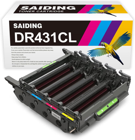 SAIDING Remanufacturing Drum Unit Replacement for Brother DR431CL DR-431CL for HL-L8260CDW L8360 L8360CDW L8360CDWT DCP-L8410CDWT L8410CDW MFC-L8610 L8610CDW L8690CDW L8900CDW Printer (4 Pack)