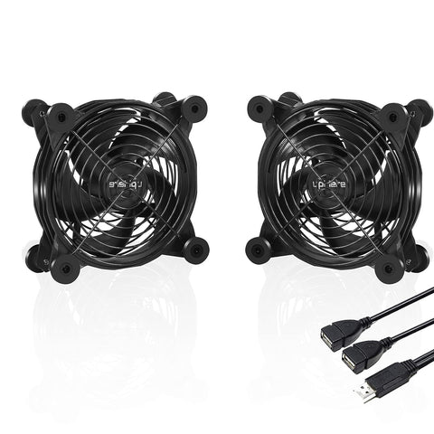 novonest 120mm Fan,USB Powered Fans Quiet Computer Cooling 5v Fan,Black,for PC/Xbox/Playstation/TV Box etc,U1203