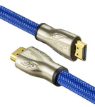 8K HDMI Cable 16.4FT/5M, HDMI 2.1 Cable Ultra High Speed Braided 48Gbps, 8K60Hz 4K120Hz 144Hz HDMI Cord eARC HDR,Compatible with Samsung Fire Roku Apple TV 4K (16.4Ft)