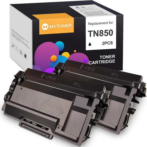 MYTONER Compatible TN850 Toner Cartridge: Replacement for Brother TN850 TN-850 TN820 TN-820 for HL-L6200DW MFC-L5700DW MFC-L5850DW HL-L5200DW MFC-L5900DW MFC-L6800DW Printer Ink (Black,4-Pack)