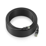 Maximm Cat 6 Ethernet Cable 100 Ft, Cat6 Cable, LAN Cable, Internet Cable and Network Cable - UTP (Black)