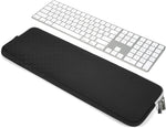 Keyboard Neoprene Case Sleeve Bag for Apple 2022 Mac Studio/iMac 24" Magic Keyboard with Touch ID and Numeric Keypad A2520 and Magic Keyboard MQ052LL/A A1843, Magic Keyboard Protective Pouch-Black