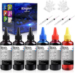 KSI Ink Refill kit 6x100ml forHP 950 951 932 933 60 61 952 902 901 62 63 64 65 21 22 920 940 934 564 711 970 971 94 95 96 Refillable Ink Cartridge for HP Envy 4500 4520 5643 OfficeJet 6500a 6500 6000.