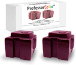 Professor Color ColorQube 8570 or ColorQube 8580 Ink Replaces 108R00927 (2 Repackaged Magenta OEM Inks), Bundle Includes Bypass Key for use in North American Printers - 4,400 Pages