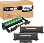 CYMBAINK 3 Pack Replacement for Pantum TL-410X Toner Cartridge & DL-410 Drum Unit Black Toner Compatible with P3012DW P3302DN P3302DW M6802FDW M7102DW M7102DN M7202FDW P3010DW P3300DN M6800FDW M7100DW