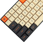 YMDK Carbon Dye Sub ZDA PBT Keycap Similar to XDA for MX Keyboard 104 87 61 Melody 96 KBD75 ID80 GK64 68?Only Keycap? (Carbon)