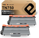 TN750 TESEN Compatible Toner Cartridge Replacement for Brother TN-750 TN750 TN-720 TN720 High Yield for Brother MFC-8710DW HL-5470DW MFC-8910DW HL-5470DWT HL-6180DW MFC-8950DW Printer 2 Packs