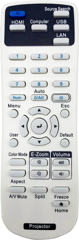 Leankle Remote Controller for Epson Projectors BrightLink 1480Fi, EX3280, EX5280, EX9230, Home Cinema 880, PowerLite 118/1288, Pro EX7280, Pro EX9240, VS260