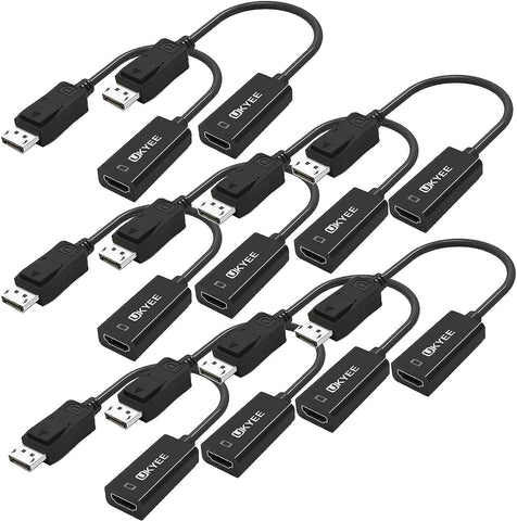 UKYEE Displayport to HDMI Adapter 10-Pack