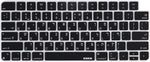 XSKN Shortcuts and Languages Series Silicone Keyboard Cover Skin for Apple 2021 Released iMac M1 Chip Magic with Touch ID A2449 Lock Key A2450 (US Version Hebrew Black) (SHK-367)