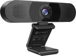 EMEET 3 in 1 Webcam - 1080P Webcam with Microphone and Speakers, Noise Reduction, Auto Low Light Correction W/Cover, C980 Pro USB Camera Webcam 90° for Video Conferencing Streaming/Gaming/Class