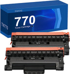 InkNI TN770 Super High Yield Compatible Toner Cartridge Replacement for Brother TN-770 TN760 Black Toner Cartridge for HL-L2370DW HL-L2370DWXL MFC-L2750DW MFC-L2750DWXL Printer (Black, 2-Pack)