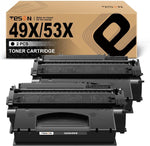 TESEN 49X Q5949X Compatible Toner Cartridge Replacement for HP 49X Q5949X High Yield for HP 1320 1320n P2015 P2015n P2015dn 3390 3392 1160 P2014 M2727nf Printer 2 Packs