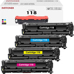 118 Toner Cartridge Replacement for Canon 118 Toner Cartridge CRG118 CRG 118 for Canon Color ImageCLASS MF8580dw MF644Cdw LBP622Cdw MF641Cw MF644 Printer Ink (Black Cyan Magenta Yellow, 4-Pack)