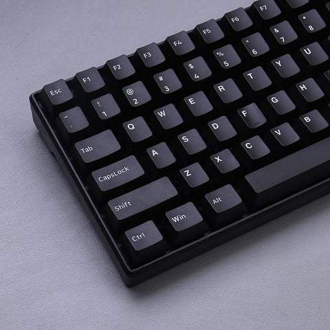 Double Shot PBT Keycaps 139 Keys Black Cherry Profile Keycaps Set Fit for 60% 65% 95% Cherry Mx Gateron Switches Mechanical Keyboard