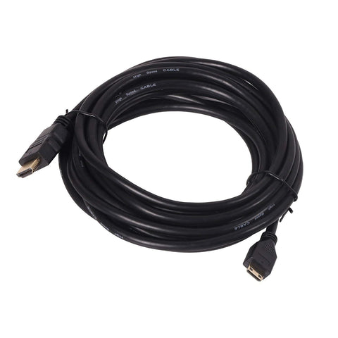 ProAm USA 15 ft HDMI Cable - 4K 30AWG Mini-HDMI (Type C) to HDMI (Type A)