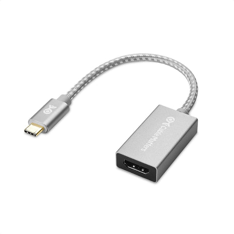 Cable Matters Aluminum USB C to HDMI 4K Adapter in Space Gray for MacBook, XPS, Surface Pro and More - Support 4K 60Hz, 2K 144Hz and HDR