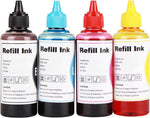 CoYlBod Refill Ink Kit Regular Ink (NOT Sublimation Ink) for T702XL Workforce WF-3720 WF-3725 WF-3733 WF-3730 for Refillable Cartridges or CISS