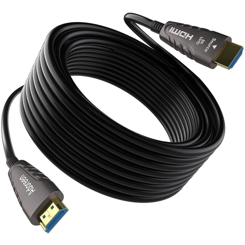 Adoreen 8K Fiber Optic HDMI 2.1 Cable 40 Feet, Active Optical HDMI Cord for 8K@60Hz 4K@120Hz 2K@240Hz Dynamic HDR eARC HDCP2.2&2.3 4:4:4 3D,Compatible PS5/PS4,Ultra HD TV(12.2m)