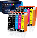 E-Z Ink (TM Compatible Ink Cartridge Replacement for Canon PGI-250XL PGI 250 XL CLI-251XL CLI 251 XL to use with PIXMA MX922 MG5520 (2 Large Black, 2 Cyan, 2 Magenta, 2 Yellow, 2 Small Black) 10 Pack