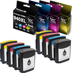 EASYPRINT (2BK/2C/2M/2Y) Compatible 940 940XL Ink Cartridge Used for HP Officejet Pro 8000/8500/ 8500A Printer (8 Pack,High Yield)