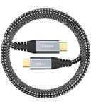 LDLrui USB C to USB C Cable[3ft 2pack], USB C Monitor Cable with 4K@60HZ Video Output, USB-C 3.1 10Gbps Data Transfer, Type-c 100W Fast Charging for Samsung Galaxy, MacBook Air/Pro, iPad, Google Pixel