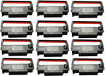 POKANIC ERC-30/34 / 38 Black and Red Ink Ribbon Cartridge Roller Replacement Receipt Kitchen Printer Compatible with Epson TM-200, TMU-220,TMU-230, Bixolon, SNBC SRP-275, SRP-270, BTP-M280 (12 Pack)