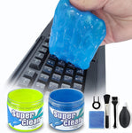 2 Pack Keyboard Cleaner, Dust Cleaning Gel with 5 Keyboard Cleaning Kit Detailing Cleaning Putty for Car Dash & Vent Universal Office Electronics Cleaning Kit Laptop, Calculators, Speakers & Printers