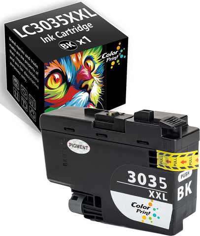 ColorPrint Compatible LC3035BK Ink Cartridge LC3035XXL Replacement for Brother LC3035BK 3035 Black LC3033 BK LC3033XXL for MFC-J815DW MFC-J805DWXL MFC-J805DW MFC J995DW J995DWXL Printer (1-Pack)