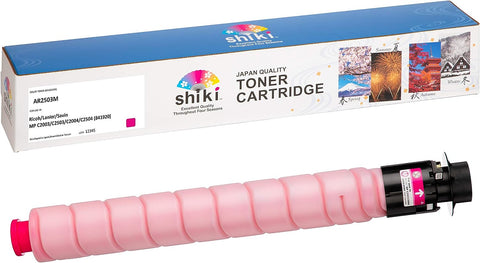 Shiki Compatible Toner Cartridge Replacement for Ricoh Lanier Savin MP C2003 C2503 C2004 C2504 841920 (Magenta, 9500 Pages)